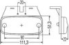 HELLA 2PS 963 639-077 Side Marker Light
